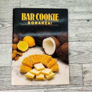 Bar Cookie Bonanza Cookbook Booklet 1982 Recipes Bake Sale Nostalgia Retro Charm